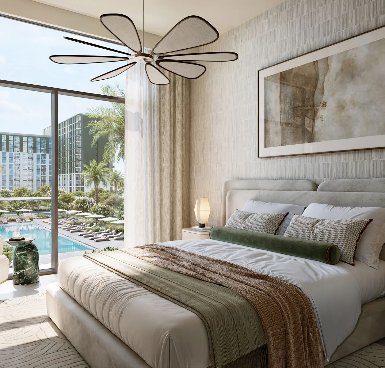 Warm open-plan residence at Lunaya Terraces